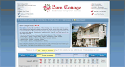 Desktop Screenshot of barncottagebnb.co.uk